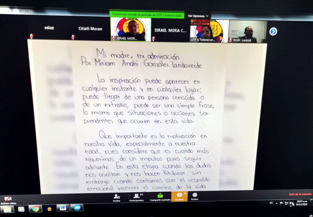 1413 textos de 53 escuelas secundarias del estado, participaron en la Olimpiada Estatal de Lenguaje y Comunicación. 