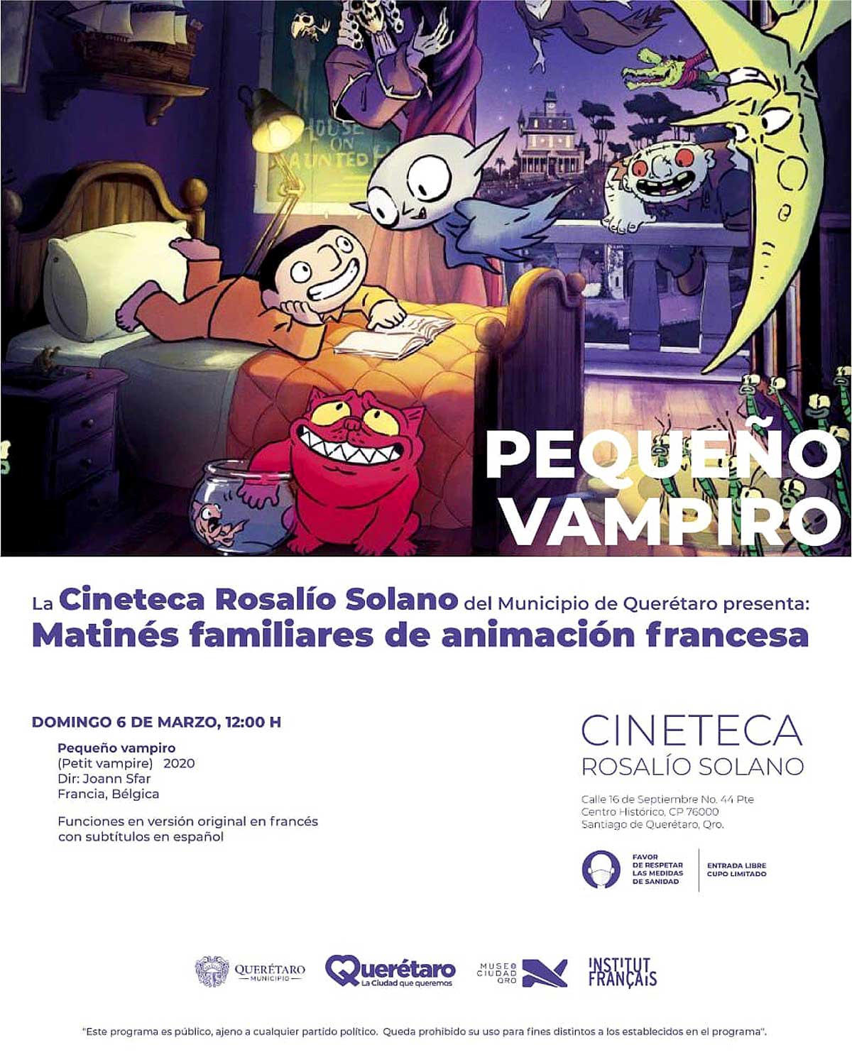 qrodigital-matines-familiares-dominicales-cineteatro-rosalio-solano-pequeno-vampiro