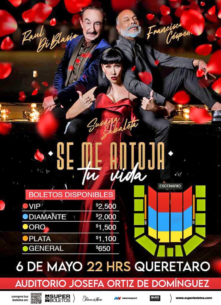 qrodigital-turismo-de-espectaculos-show-se-me-antoja-tu-vida-francisco-cespedes-raul-diblasio-susana-zavaleta-cartel